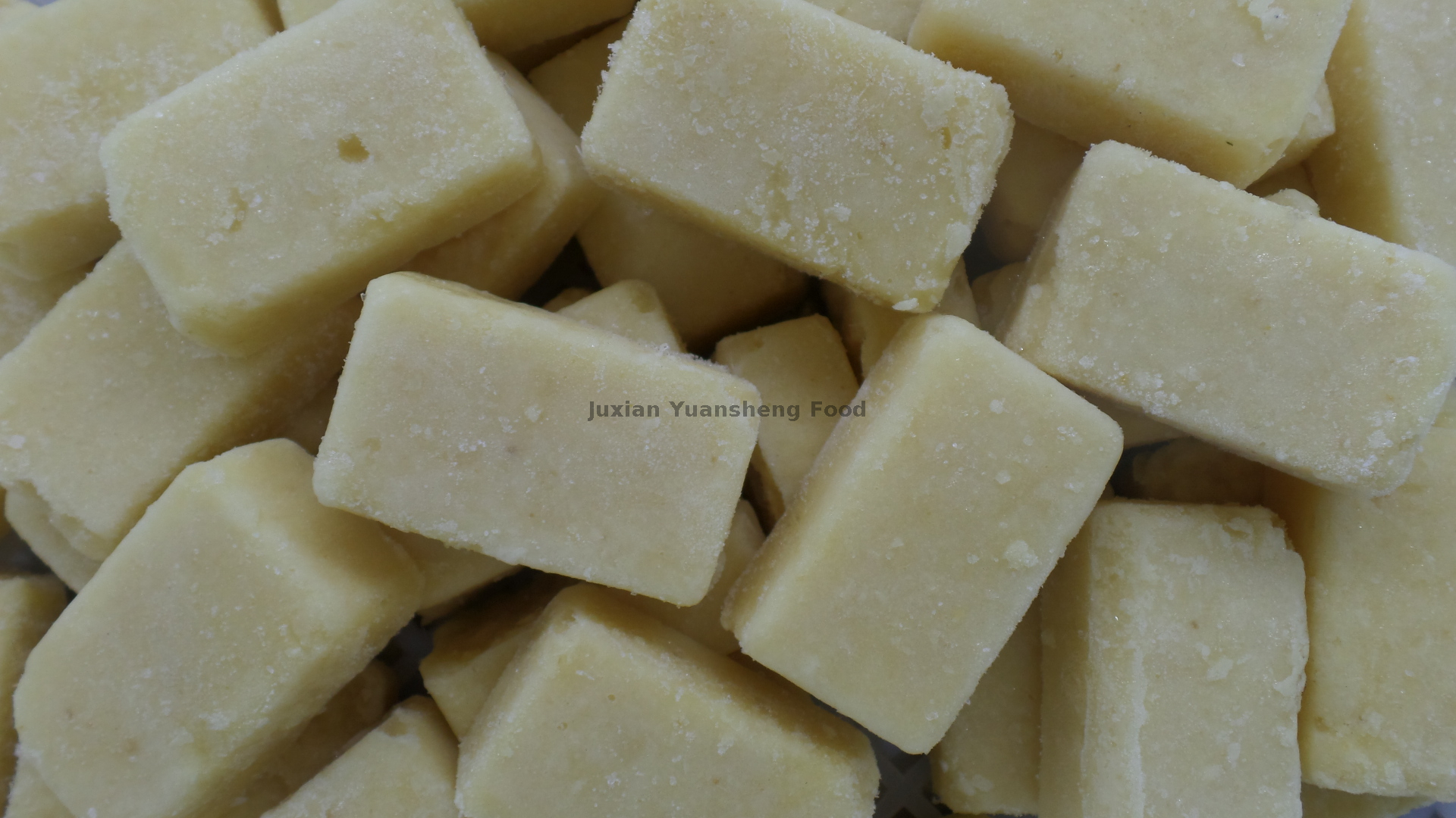 100% świeżego mrożonego puree z czosnku w granulkach